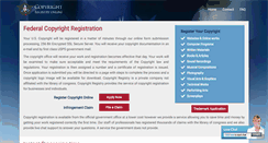 Desktop Screenshot of copyrightregistry-online-form.com