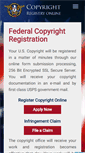 Mobile Screenshot of copyrightregistry-online-form.com